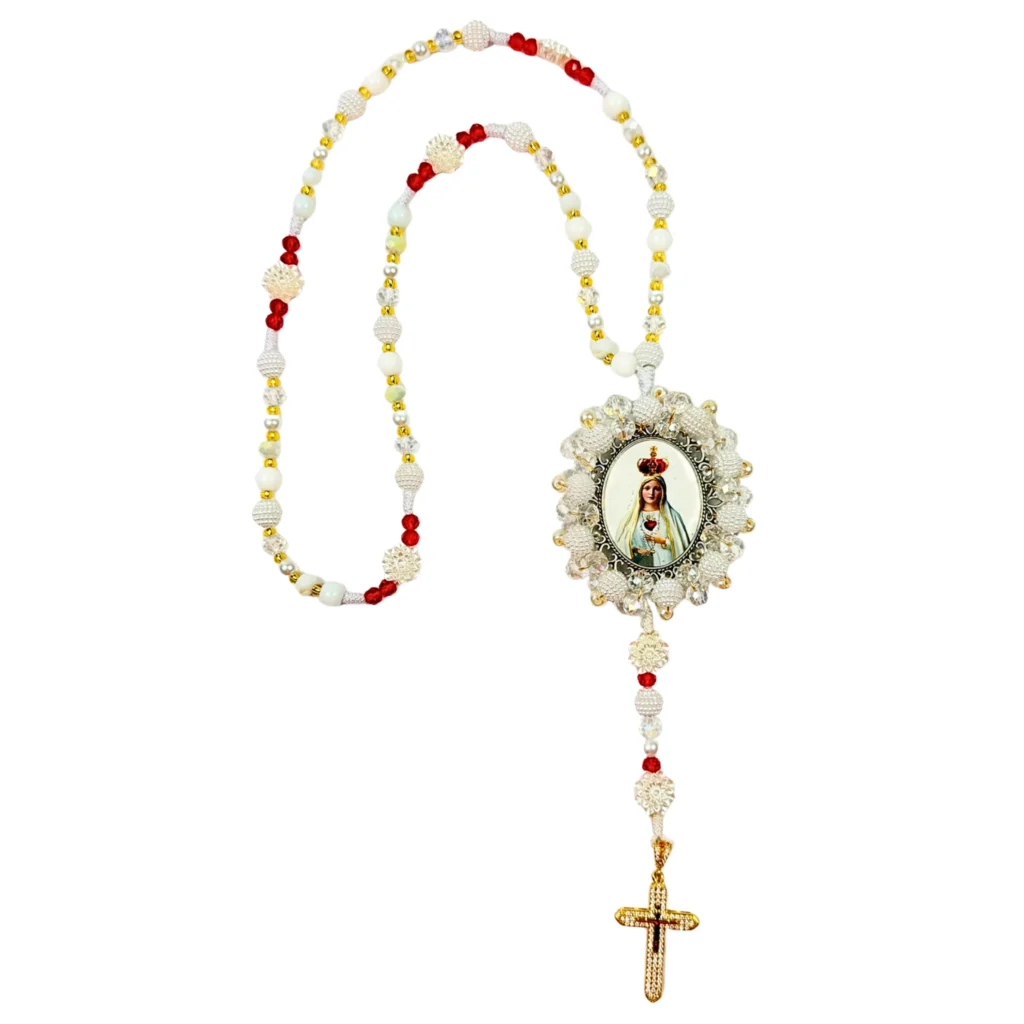 Virgen de Fátima · Nácar