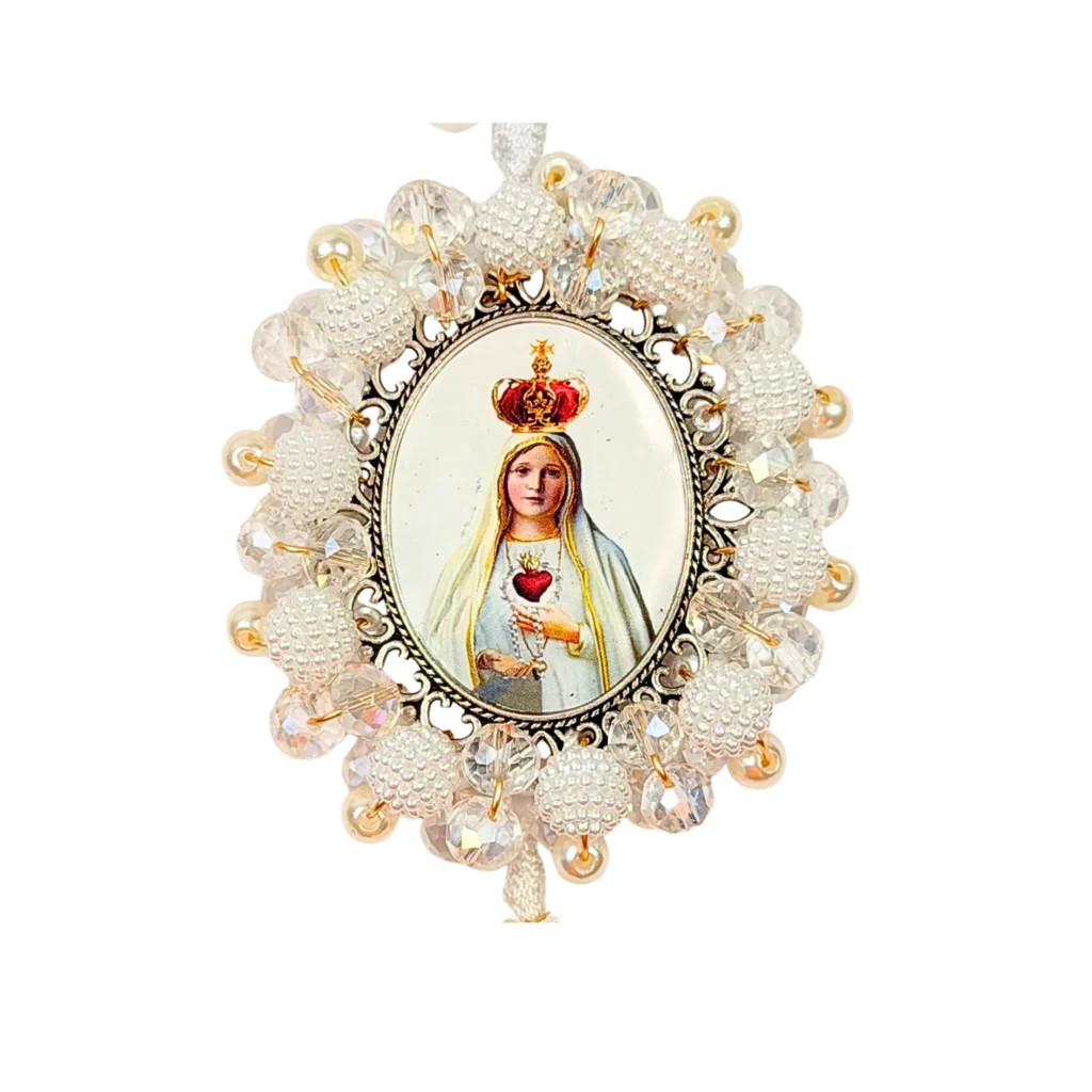 Virgen de Fátima · Nácar