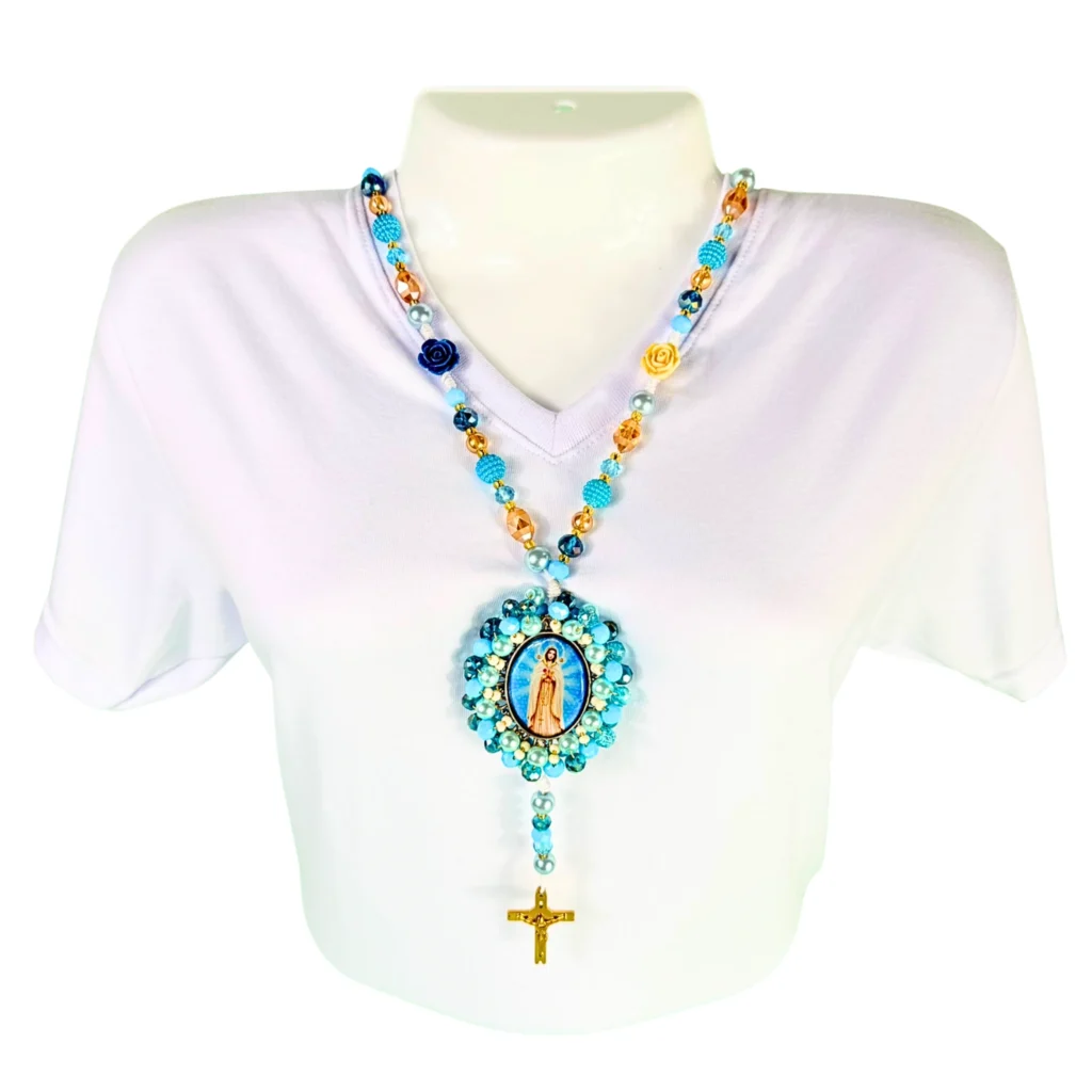 Virgen Rosa Mística · Cielo
