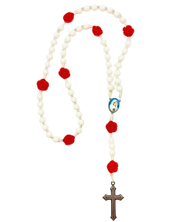 Virgen Rosa Mística · Nácar
