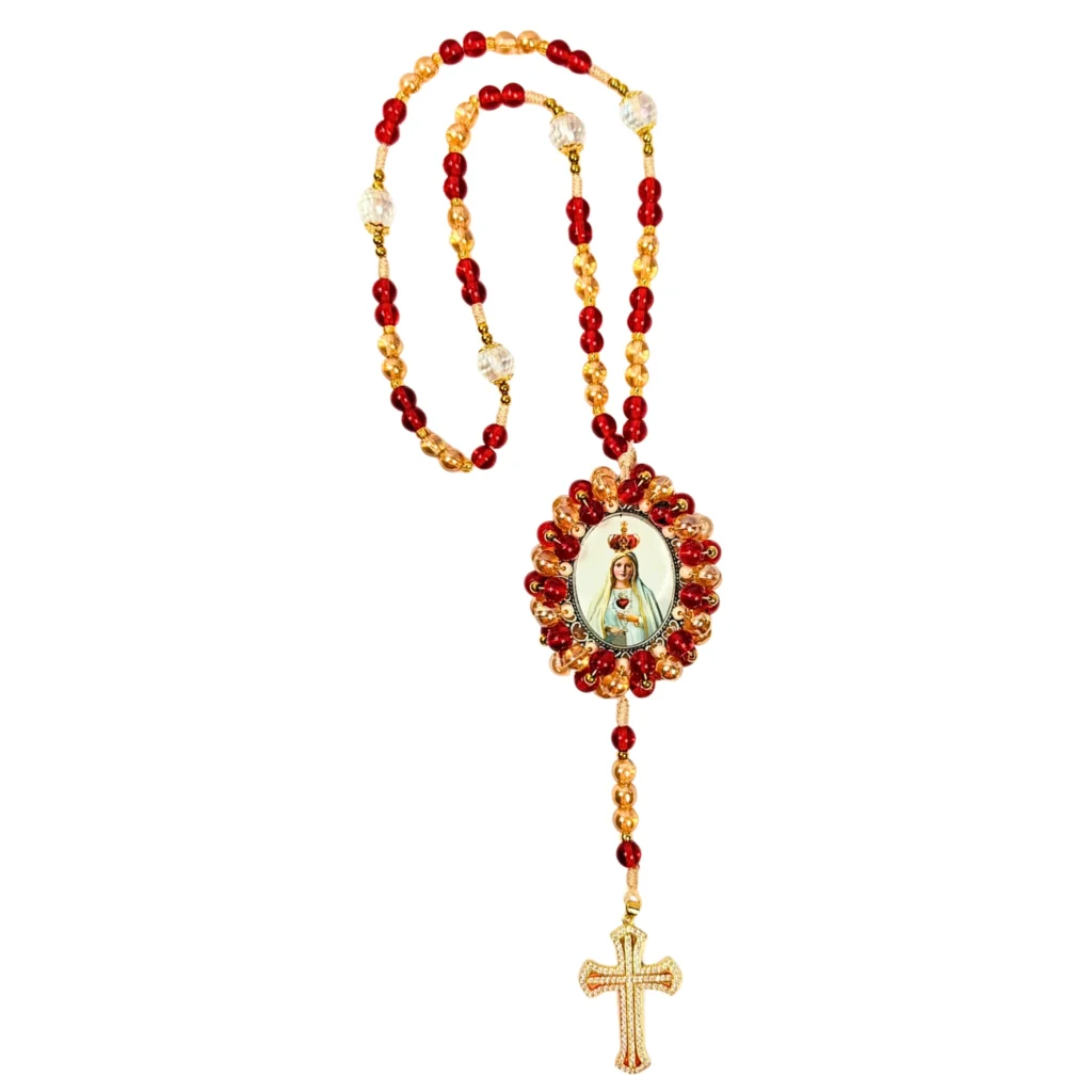 Virgen de Fátima · Carmesí