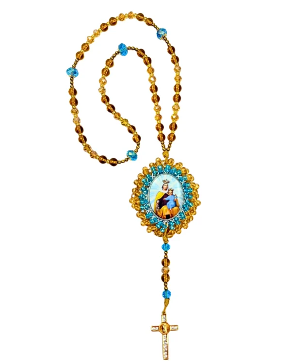 Virgen del Carmen · Celeste y Ámbar