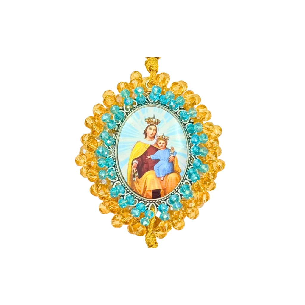 Virgen del Carmen · Celeste y Ámbar