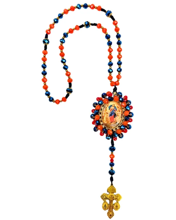 Virgen Desatanudos · Coral y Zafiro