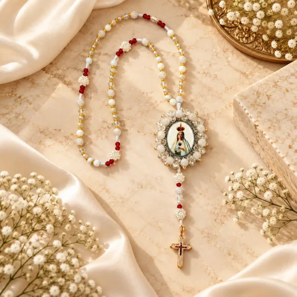 Virgen de Fátima · Nácar