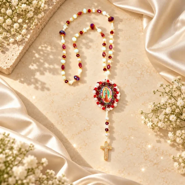 Virgen de Guadalupe · Carmesí