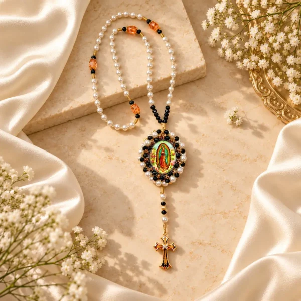 Virgen de Guadalupe · Nácar