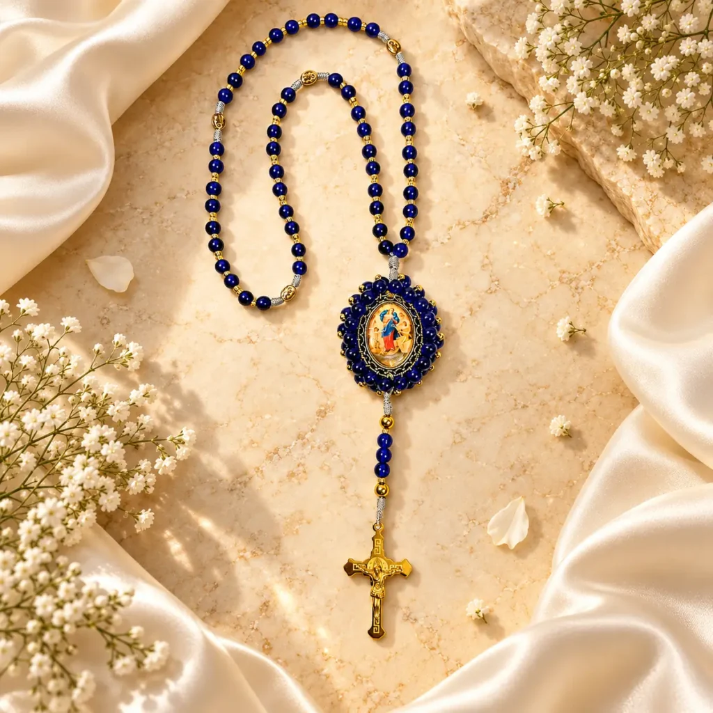 Virgen Desatanudos · Azul de Consuelo