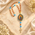 Rosario Virgen María Auxiliadora · Cielo y Carmesí