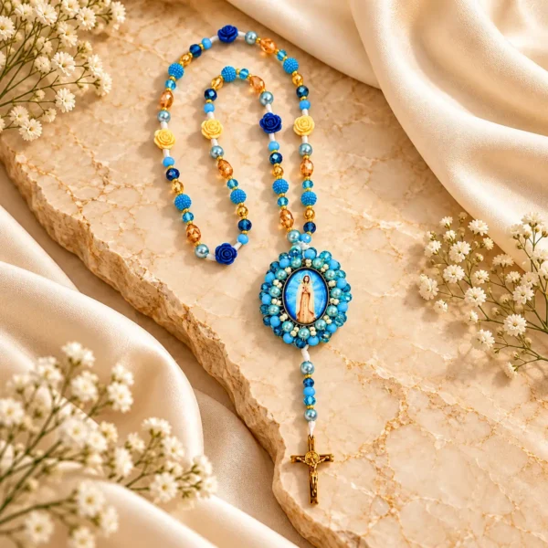 Virgen Rosa Mística · Cielo